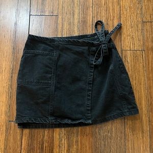BDG Black Denim Skirt
